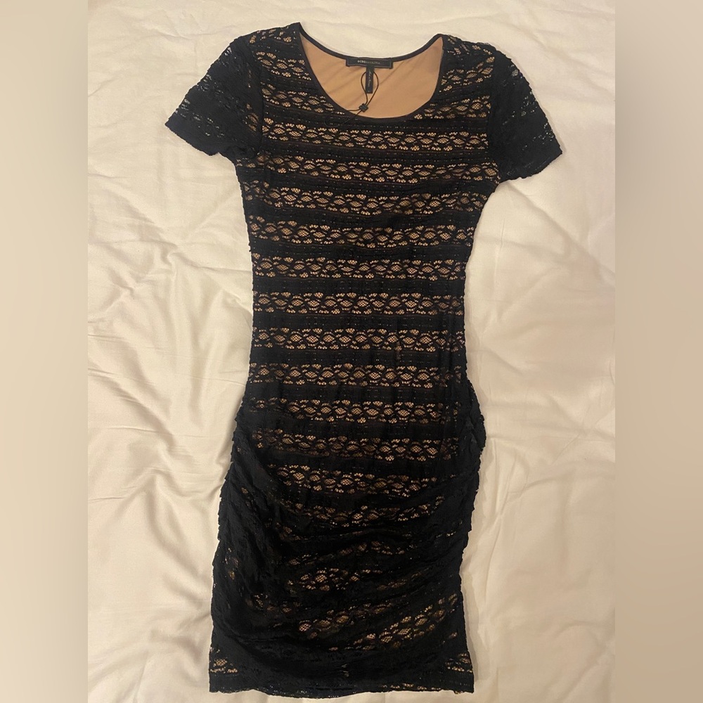 Black lace short sleeve